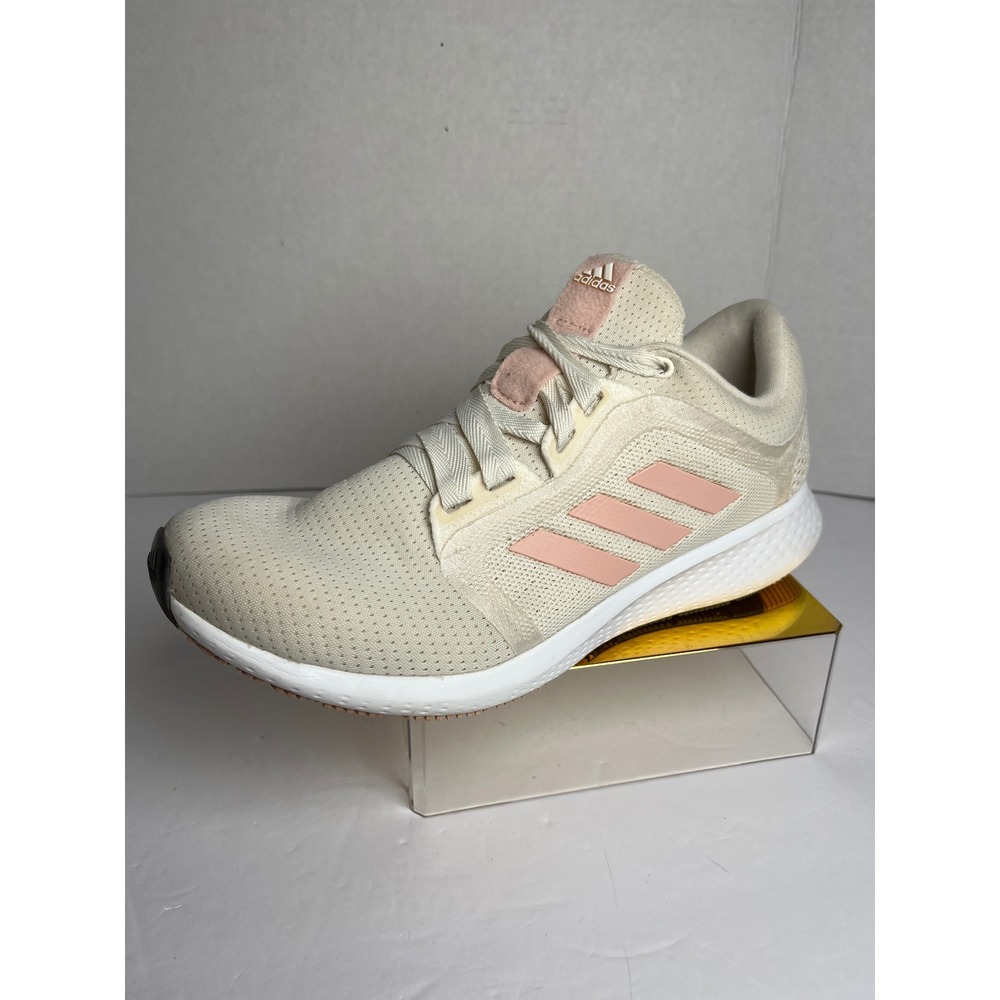 Adidas‎ Edge Lux 4 Womens Running Shoes Cream Pink Sporty Training Sneakers